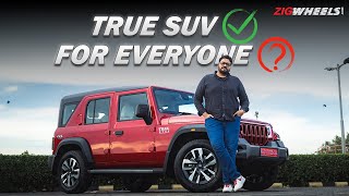 Mahindra Thar Roxx Review  The Do It All SUV…Almost [upl. by Lunnete]