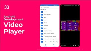 33Play a Video in Fullscreen Using ExoPlayer  Video Player App [upl. by Waltner940]