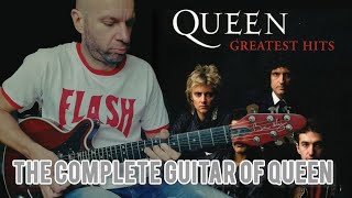 QUEEN  Greatest Hits 1 All the guitar solos [upl. by Drapehs249]