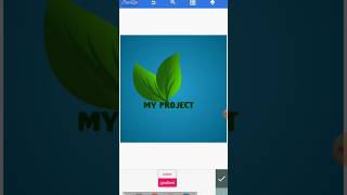 how to project logo design in pixellab shorts shortsviral shortsvideo [upl. by Monteria]