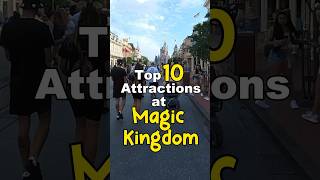 Top 10 Magic Kingdom Attractions disneyworld [upl. by Noble309]