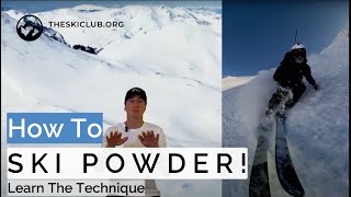 How To Ski Powder [upl. by Eniksre]