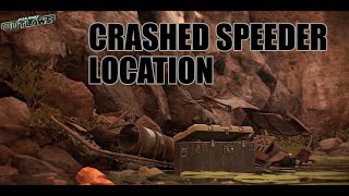 Crashed Speeder  Toshara Location starwars outlaws [upl. by Nuncia24]