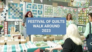 FESTIVAL OF QUILTS TOUR  Walk Around  Quilt Show [upl. by Boulanger]