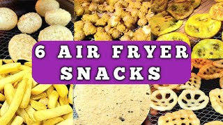 6 Easy AirFryer Snacks airfryerrecipes airfryersnacks airfryer byrastalks airfryerreview [upl. by Wiebmer]