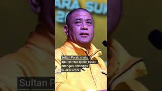 Sultan Perak mahu ajaran sesat termasuk terkait GISBH ditangani ke akar umbi MB [upl. by Flori]