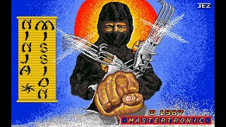 Amiga 500 Longplay 408 Ninja Mission [upl. by Nomla889]