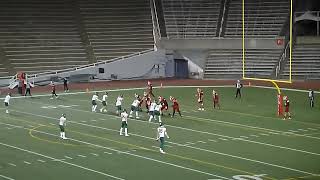 McGill Redbirds Eloa LatendresseRegimbald throws a 30yard pass to Charles Barakett vs Sherbrooke [upl. by Enyale]