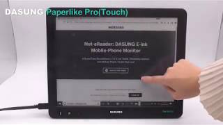 DASUNG 133quot Eink Monitor Paperlike ProTouch [upl. by Phillie]