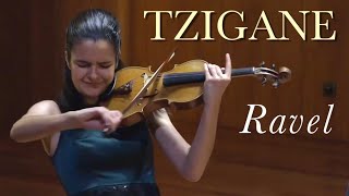 Patricia Cordero  RAVEL Tzigane Rhapsodie de concert for Violin amp Piano [upl. by Lennej]