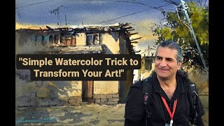 Simple Watercolor Trick to Transform Your Art [upl. by Annahsat891]