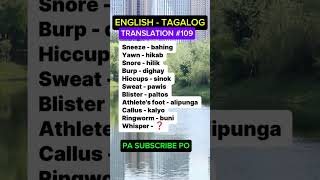 translation english languagetranslation tagalog englishlearning education educational [upl. by Ueih]