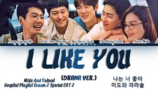 Studio Ver Mido And Falasol  I Like You 나는 너 좋아 Hospital Playlist 2 OST 슬기로운 의사생활2 Lyrics가사 [upl. by Lrig]