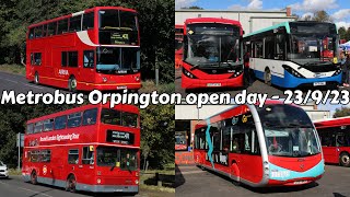 Metrobus Orpington Bus Garage Open Day  A Summary [upl. by Asilrac944]