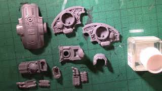 Building 40k Armiger Detailed Tutorial [upl. by Ashman]