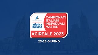 Acireale 2023  Campionati Italiani Master  domenica [upl. by Ilowell]