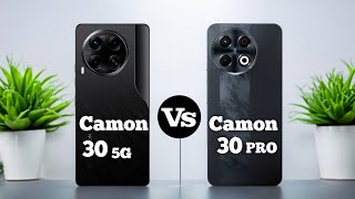 Tecno camon 30 5G VS Tecno Camon 30 pro 5G pn59tech [upl. by Zaslow]