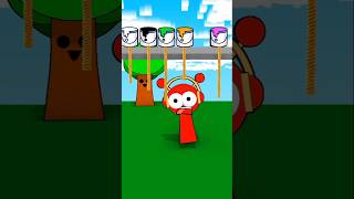 POV Sprunki IQ Challenge Pull the string and choose the right color  Incredibox Sprunki shorts [upl. by Reywas902]