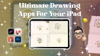 Best Drawing Apps For iPad Best Paid amp Free Digital Art Apps On iPad Beginner amp Pro Digital Artists [upl. by Arick]