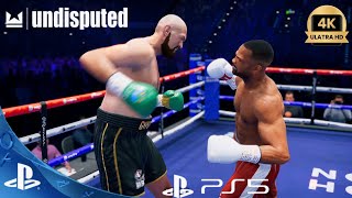 Undisputed • Tyson Fury vs Roy Jones Jr  Ps5 Gameplay [upl. by Anirres]