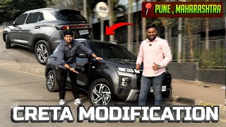 Creta 2024 Base to top modification in Pune Maharashtra ✅ Creta 2024 modified ✅2024 creta e modified [upl. by Kcireddor397]