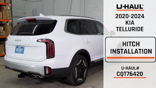 20202024 Kia Telluride  UHaul Trailer Hitch Installation  CQT76420 [upl. by Atteynad522]