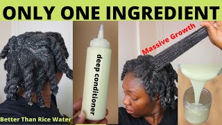 DIY Homemade Moisturizing Deep Conditioner Treatment on Dry Natural Hair [upl. by Nosdivad]