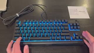 SteelSeries Apex 3 TKL RGB Gaming Keyboard Review [upl. by Eelik473]