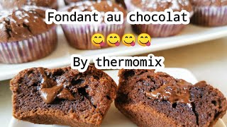 thermomix Fondant au chocolat au cœur coulant 😋😋😋 [upl. by Nickles]