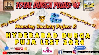 Discover the Ultimate Guide to Durga Puja 2024 in Hyderabad DurgaPuja hyderabad durgapuja [upl. by Floris]