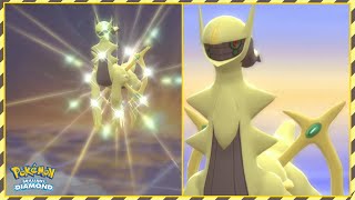 Live Shiny Arceus after 178 resets SUPER FAST SHINY Pokemon Brilliant Diamond [upl. by Barker]