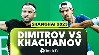 Grigor Dimitrov vs Karen Khachanov Match Highlights  Shanghai 2023 [upl. by Merl]