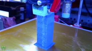 HyperCube printing test temp calibration cube [upl. by Pasadis651]