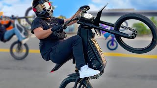 Taking a 2900 EBike to an Illegal Stunt Ride [upl. by Eimmit]