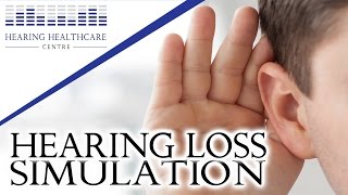 Hearing Loss Simulation  Whats It Like [upl. by Kcirre]