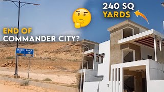 I Reached Commander City End 😮  240 SQ Yards Double Story Bungalow  Latest Update [upl. by Nytsua]