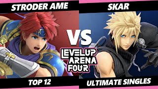 LUA4 Top 12  Stroder Ame Roy Greninja Vs Skar Cloud SSBU Ultimate Tournament [upl. by Glynas]