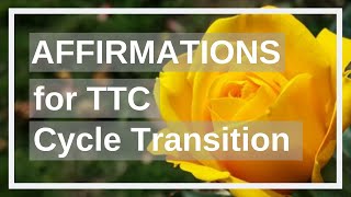 CD1 Fertility Affirmations for Getting Pregnant Cycle Transition [upl. by Nev]