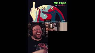 Mr Frog for President  Smiling Friends 2x2 REACTION [upl. by Inalaek387]