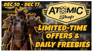 MAKE SURE TO GET THIS WEEKS ATOMIC SHOP LIMITEDTIME OFFERS AND FREEBIES IN FALLOUT 76 [upl. by Leviralc]