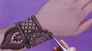 Very beautiful stylish eid mehndi design  Simple mehandi  Mehndi ka design  Mehndi design Mehndi [upl. by Priestley564]