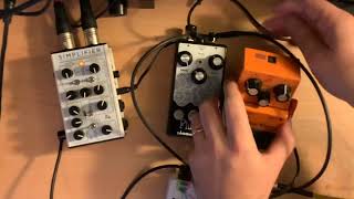 Boss DS1 amp EQD Plumes  Stacked amp Blended with Simplifier MK2 [upl. by Liemaj]