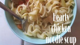 How to make Hearty chicken noodle soup  mandibuns [upl. by Ybbed403]