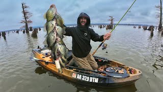 This Stump Field Was LOADED with GIANT SLABS  CATCH and COOK Southern Style Jigs amp Bobbers [upl. by Nelon]