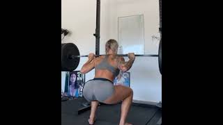 Heavy Squat  Strong Beautiful Girl amp Crossfit Athlete Motivation  Crossfit Games shorts [upl. by Oulman]