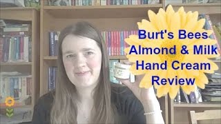 Burts Bees Hand Cream Review [upl. by Saraiya]