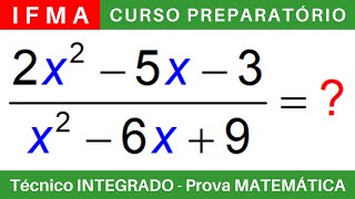 IFMA 🔴 Curso Preparatório 202425 de MATEMÁTICA IFMA Técnico Integrado ao Ensino Médio BoraIF [upl. by Lutim]