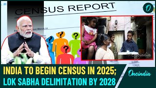 Census of India To Begin in 2025 Delimitation of Lok Sabha Seats To Be Completed By 2028 Reports [upl. by Rocky675]