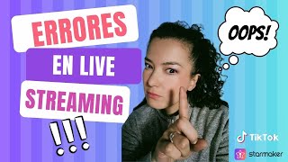 ERRORES COMUNES EN LIVE STREAMING [upl. by Nylloc778]