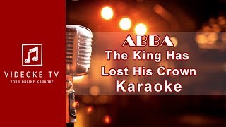 🎤 Abba  The King Has Lost His Crown Karaoke  Videoke TV 🎤 [upl. by Hars]